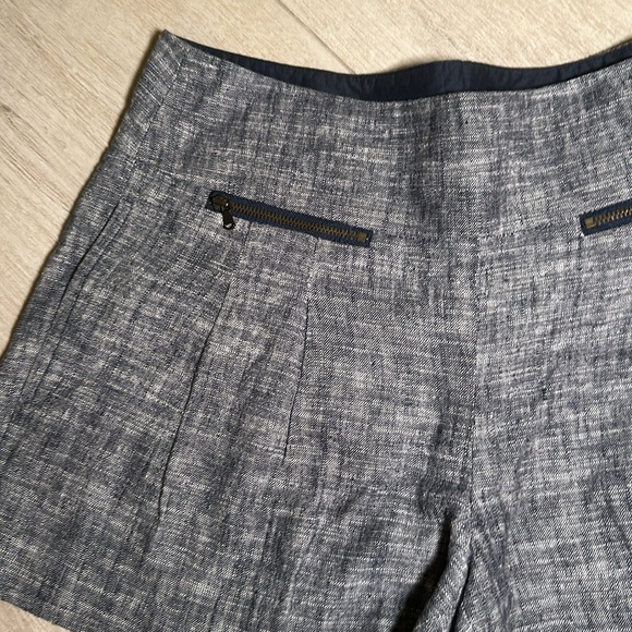 Ann Taylor Gray Linen Shorts - Classic Summer Style, SIze 00 - Picture 9 of 10